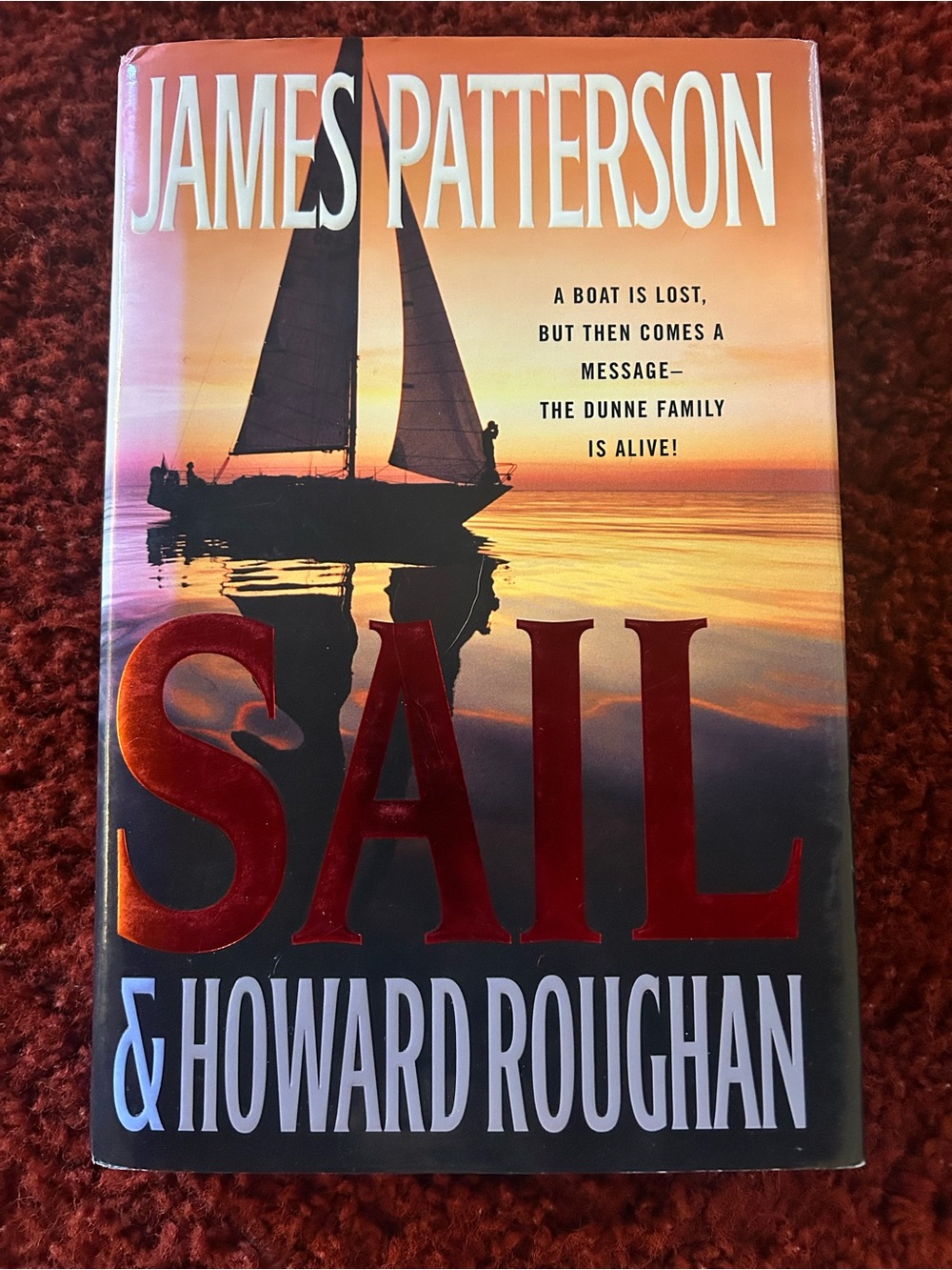 🐕3/20 James Patterson "Sail" Hardcover Book